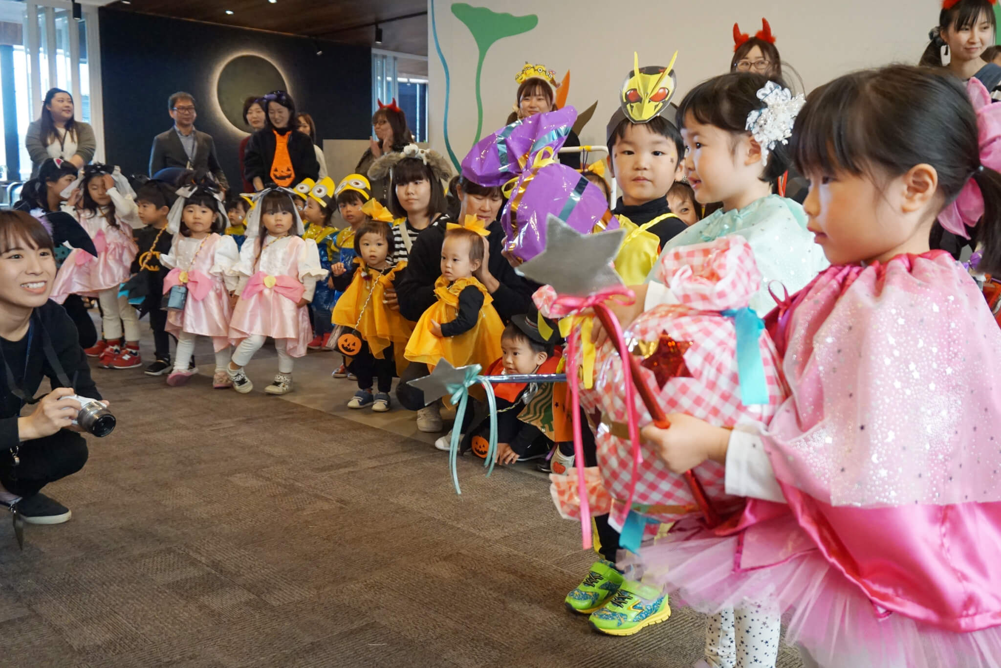 秋田BPO, オランジェリー保育園, 園児たちの写真